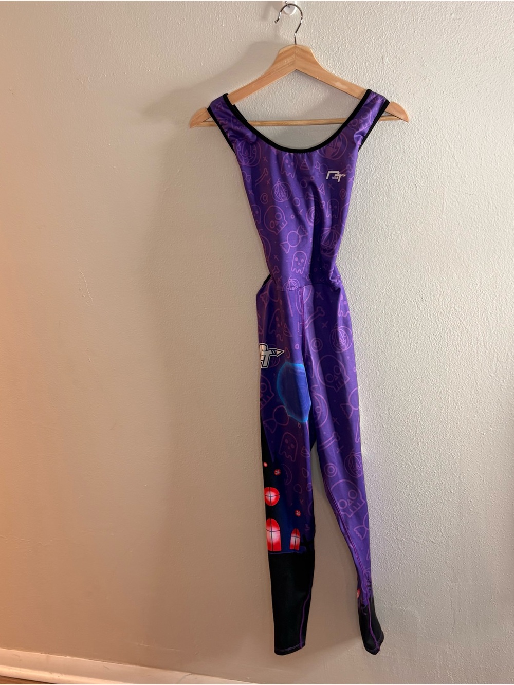 Purple Graphic Women's Jumpsuit